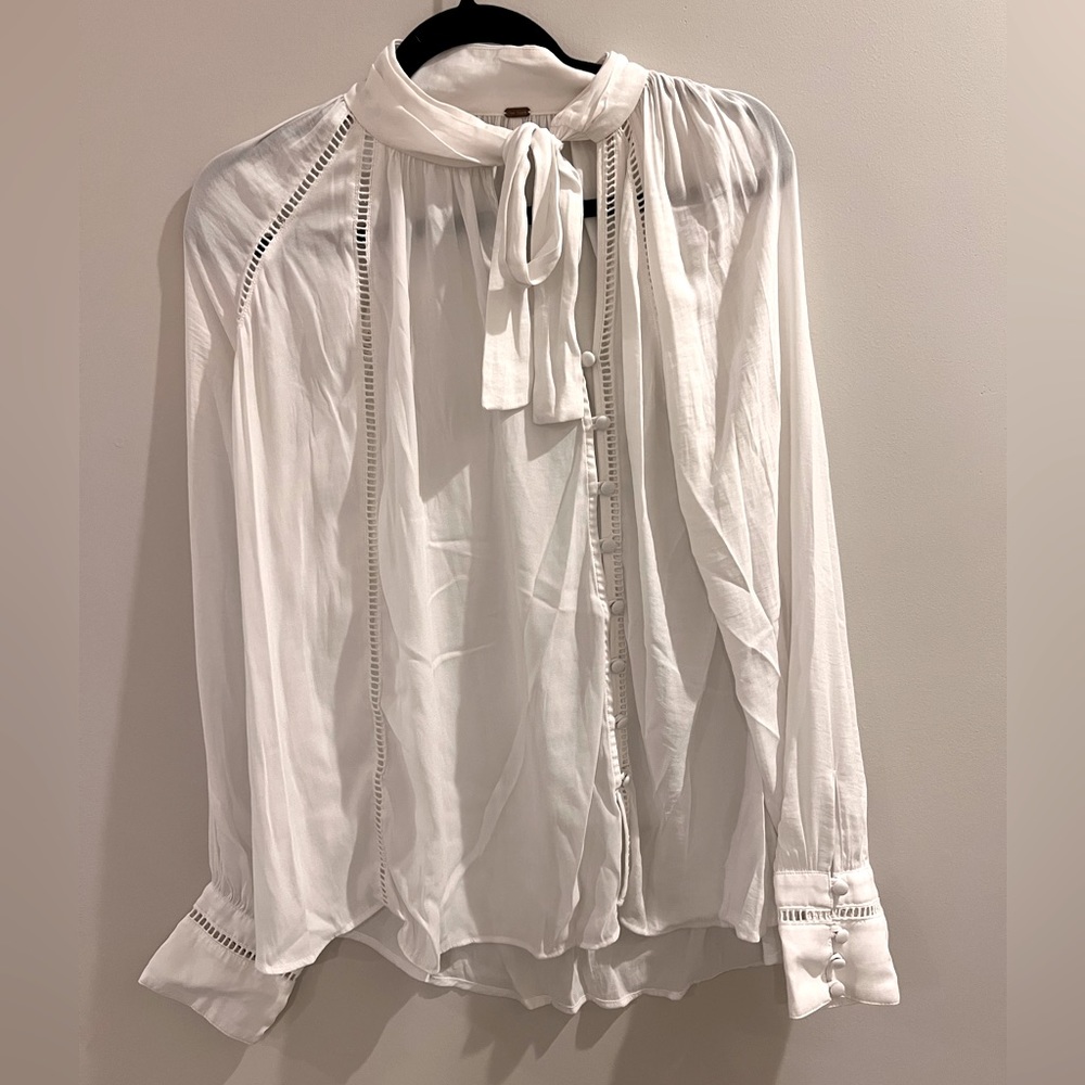 Free People blouse with bow